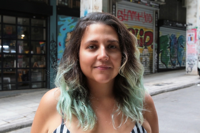 KKKC rezidentė, menininkė iš Graikijos – Mary Marinopoulou. 