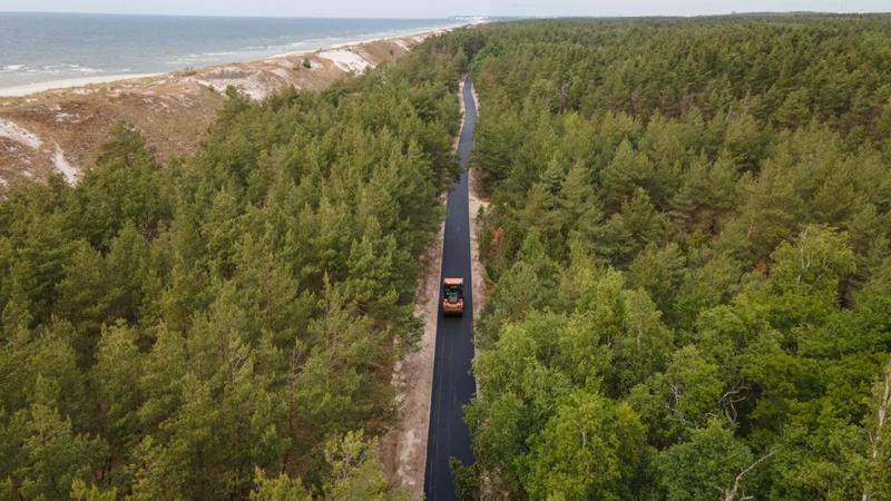 Kuršių nerijos dviračių tako remontą tikimasi užbaigti šiemet