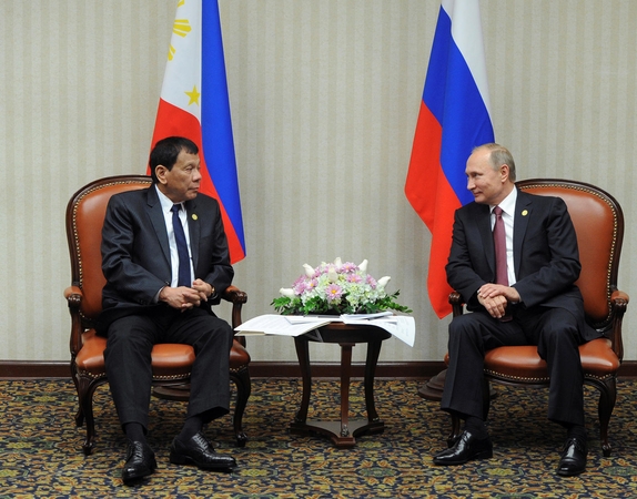 Vladimiras Putinas ir Rodrigo Duterte