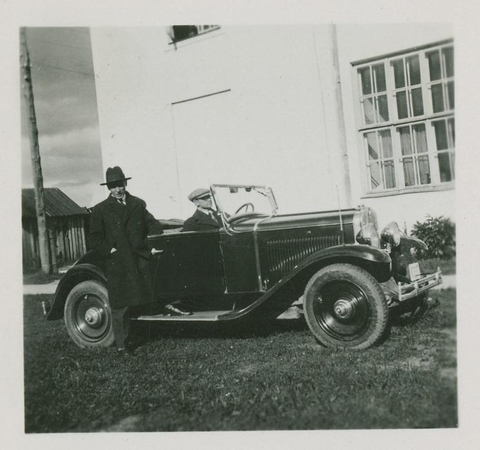 A. Galdikas su P. Galaune apie 1936 m.
