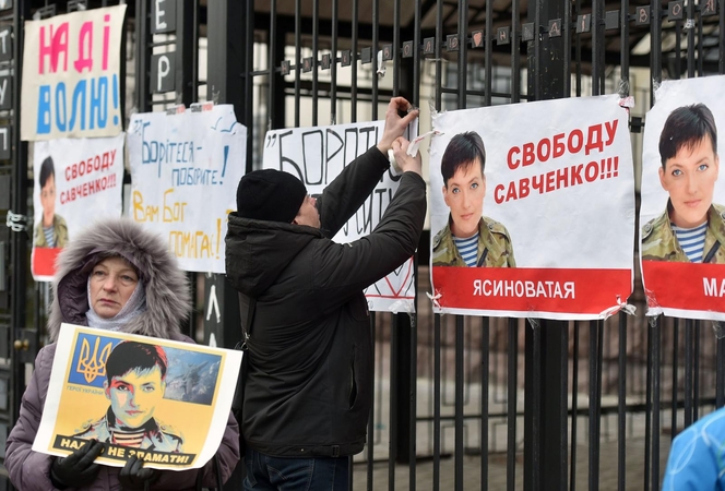 Ukrainos prezidentas: N. Savčenko netrukus gali grįžti į tėvynę 