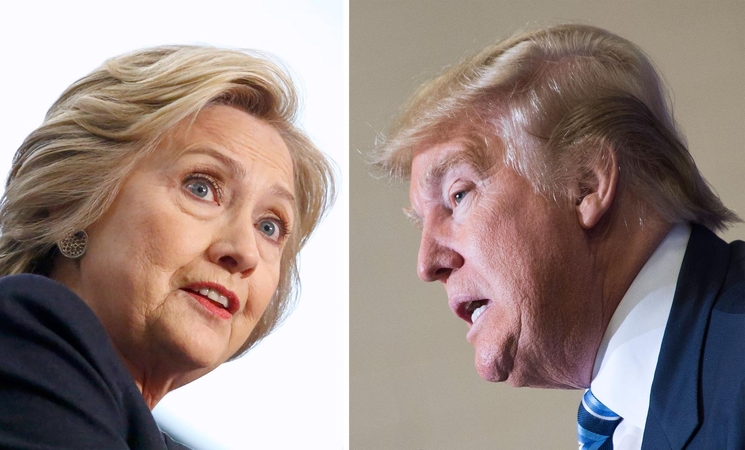 Hillary Clinton ir Donaldas Trumpas
