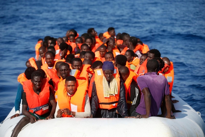 Laive ties Libijos krantais – 25 negyvi migrantai