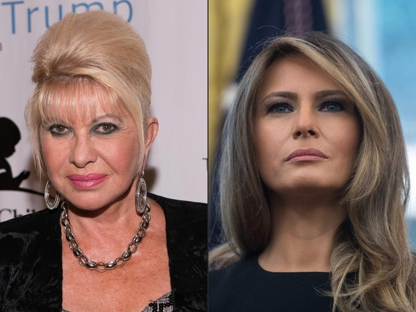 Ivana Trump ir Melania Trump