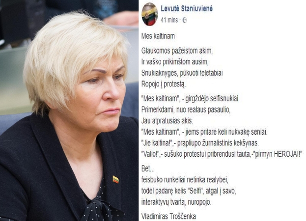 „Valstietė“ pašiepė mitingą: ropojo snukiaknygės ir pūkuoti teletabiai 