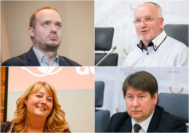 L. Gudžinskas, J. Olekas, V. Blinkevičiūtė, V. Mitrofanovas