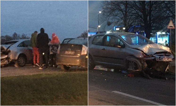 Avarija Ringauduose: nukentėjo senyvas „Peugeot“ vairuotojas