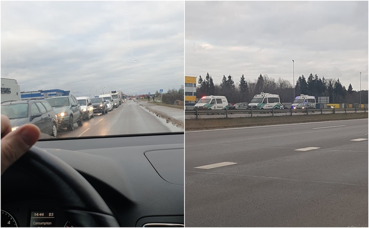 Kūčių išvakarėse – policijos postai prie sostinės