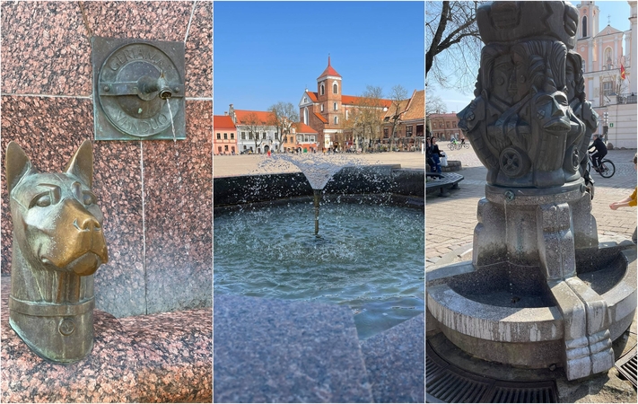 Kauniečiai praneša: jau bunda miesto fontanai