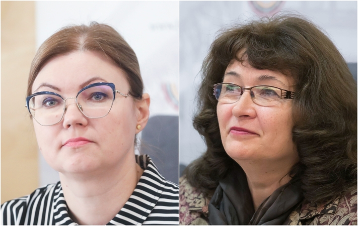 Aušrinė Norkienė (kairėje) ir Rima Baškienė