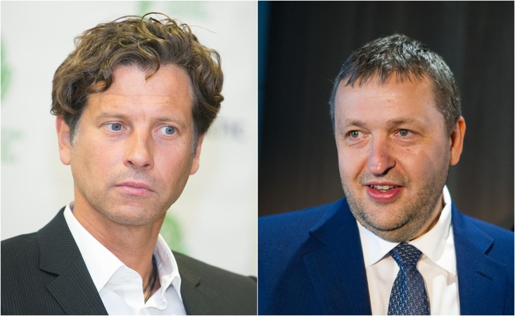 Darius Mockus (kairėje) ir Antanas Guoga