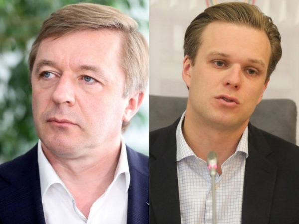 Ramūnas Karbauskis ir Gabrielius Landsbergis