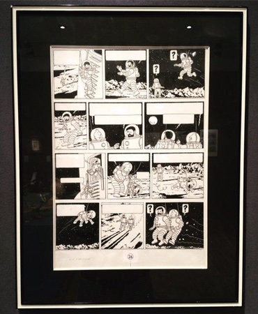 Komiksų apie Tintino nuotykius piešinys parduotas už 1,55 mln. eurų