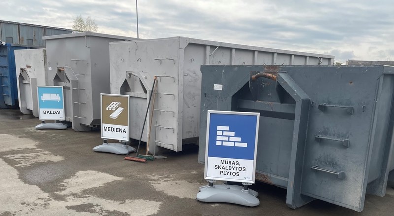 Kvietimas verslininkams: patogi atliekų priėmimo aikštelė Gargžduose