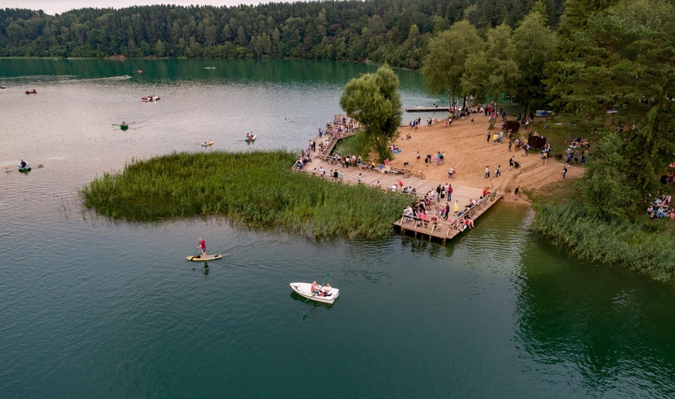 Žaliųjų ežerų paplūdimyje – moderni gelbėjimo stotis