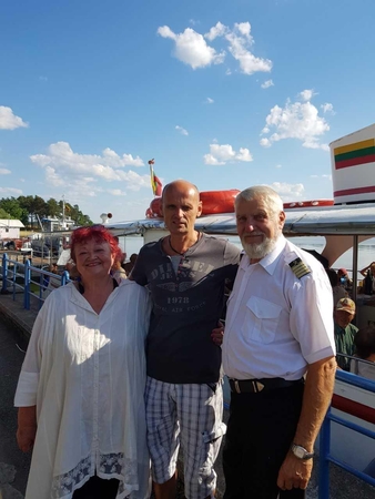 Padėkos diena – laive Kauno mariose