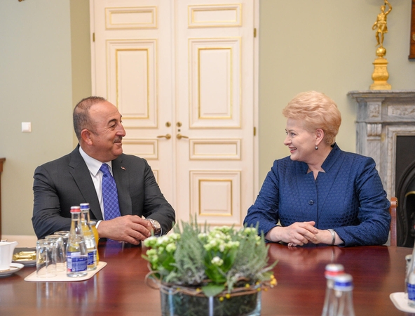 Mevlutu Cavugoğlu ir Dalia Grybauskaitė