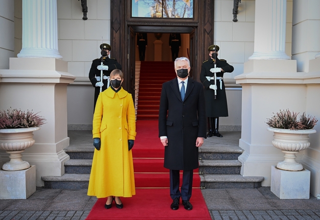 Kersti Kaljulaid ir Gitanas Nausėda