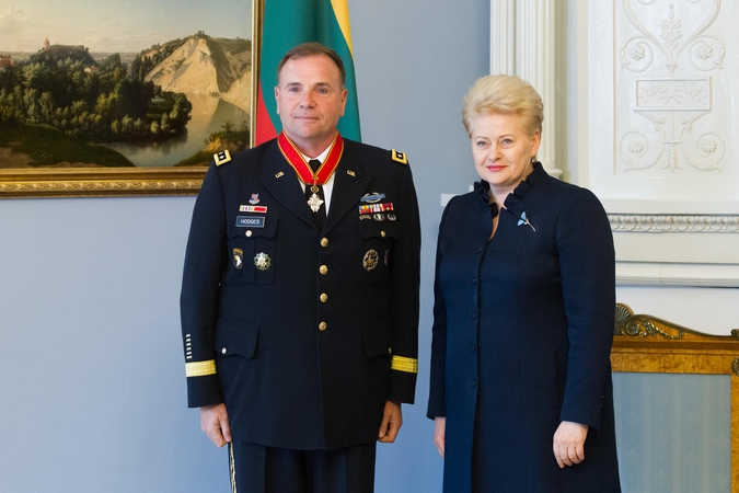 Frederickas B. Hodgesas ir Dalia Grybauskaitė