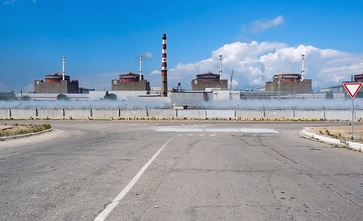 Karas: Vakarų lyderiai reikalauja „santūriai“ elgtis aplink Ukrainos atominę jėgainę