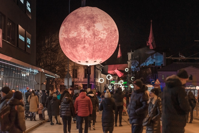 Klaipėdiečius į Liepoją viliojo šviesų festivalis