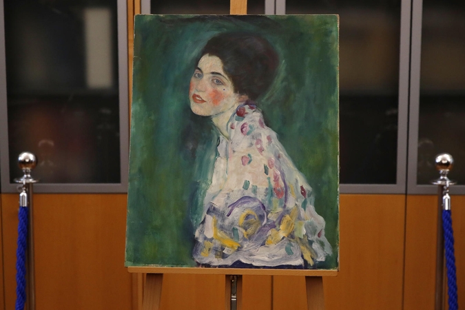 Ekspertai: Italijos galerijos teritorijoje rastas paveikslas – G. Klimto darbas