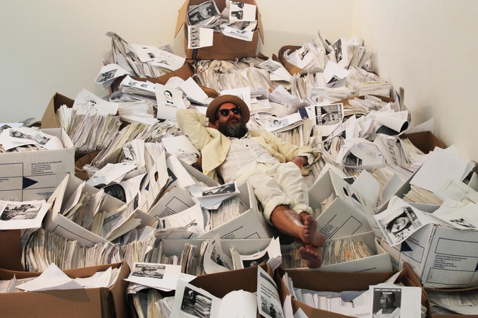 Kennetho Goldsmitho projektas „Printing Out the Entire Internet“