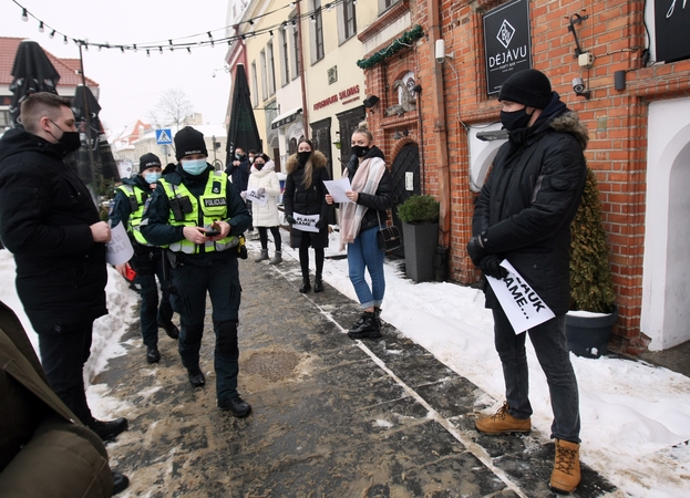 Kauno barai ir kavinės prisijungė prie protesto akcijos