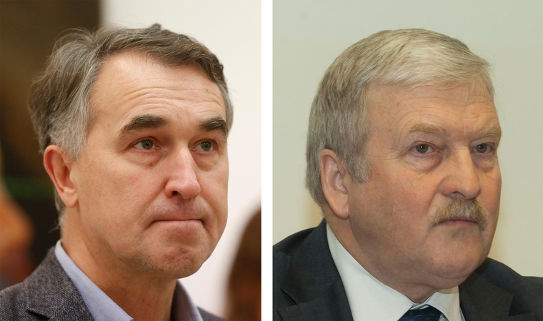 Petras Auštrevičius ir Bronis Ropė