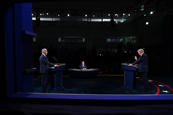 Joe Bidenas ir Donaldas Trumpas