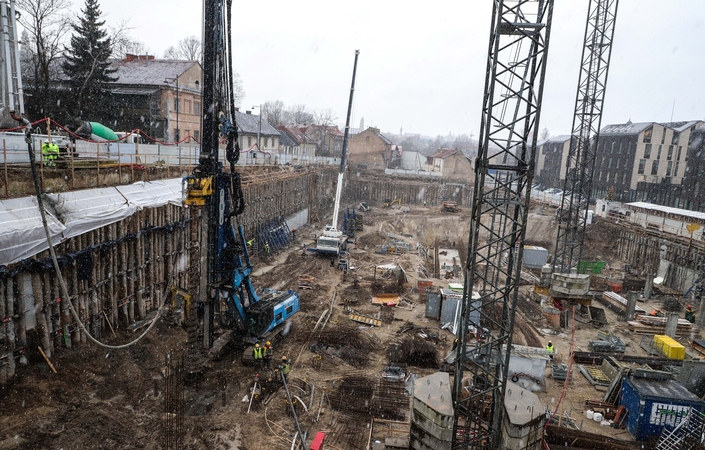 Per metus Vilniuje pastatyta 26 proc. daugiau butų