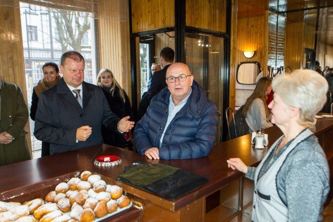 Kaune viešintis premjeras apsilankė ir legendinėje „Spurginėje“