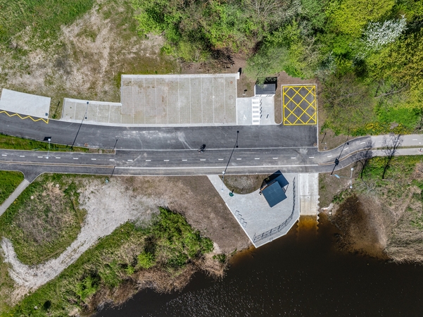 Įrengta infrastruktūra laivų nuleidimui į Danės upę