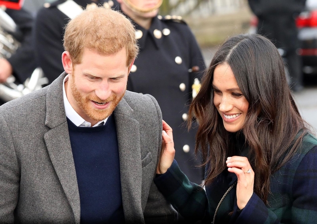 M. Markle išsiųstas laiškas su baltais milteliais