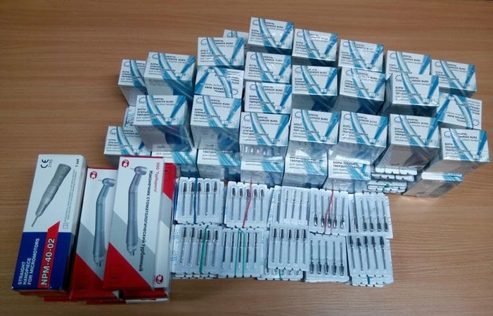 Muitininkams įkliuvę argentiniečiai prarado stomatologinę įrangą