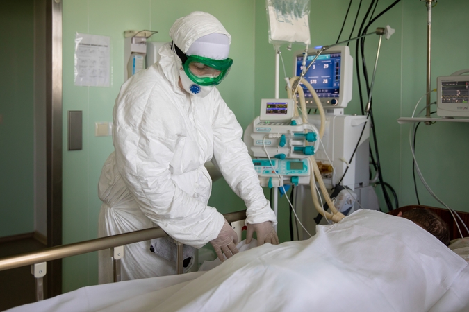 Ligoninėse nuo koronaviruso gydomi 59 žmonės, šeši iš jų – reanimacijoje