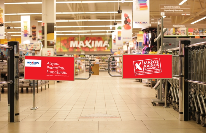 Mažas kainas už savo klientus dabar medžios „Maxima“