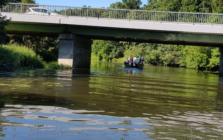 Vieta: viena iš pontoninių prieplaukų galėtų atsirasti Dangėje prie Tauralaukio tilto.