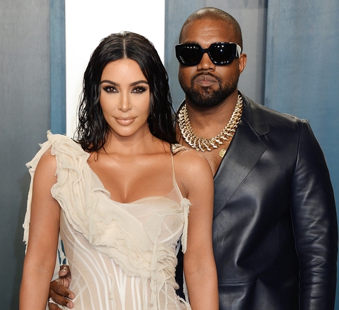 Kim Kardashian ir Kanye Westas