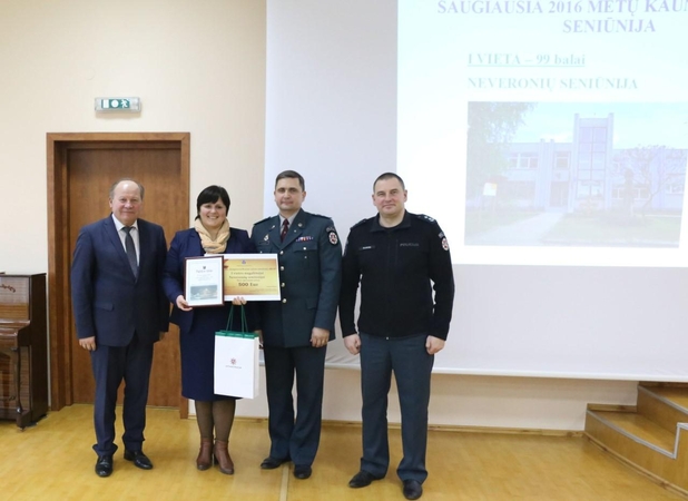 Saugiausia gyventi Neveronių seniūnijoje