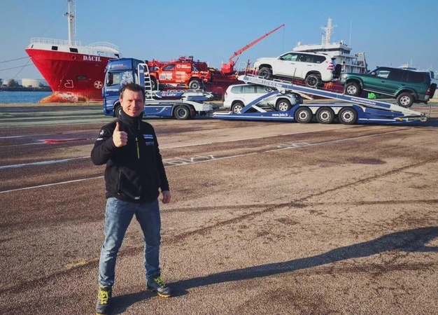A. Juknevičiaus komandos karavanas pasiekė Havro miestą