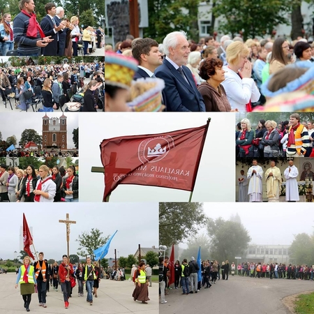 Floristų papuošta Šiluva pasitinka maldininkus