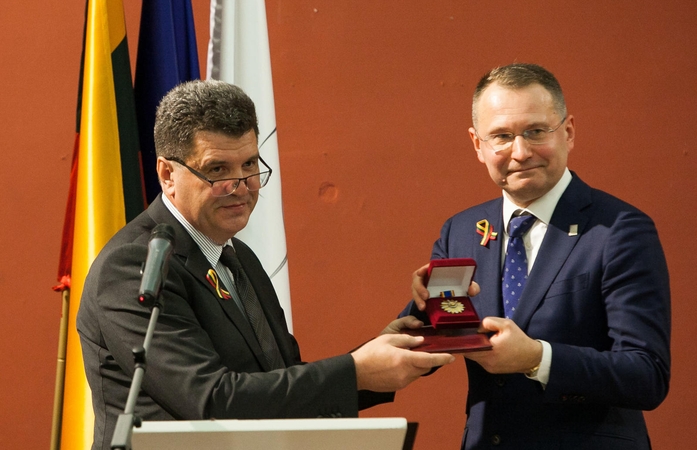 Dainius Žalimas (dešinėje)