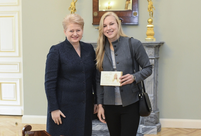 Dalia Grybauskaitė ir Rūta Meilutytė