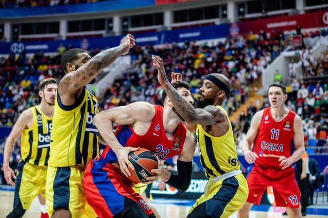 N. De Colo neutralizavęs CSKA nustūmė „Fenerbahče“ ant prarajos krašto