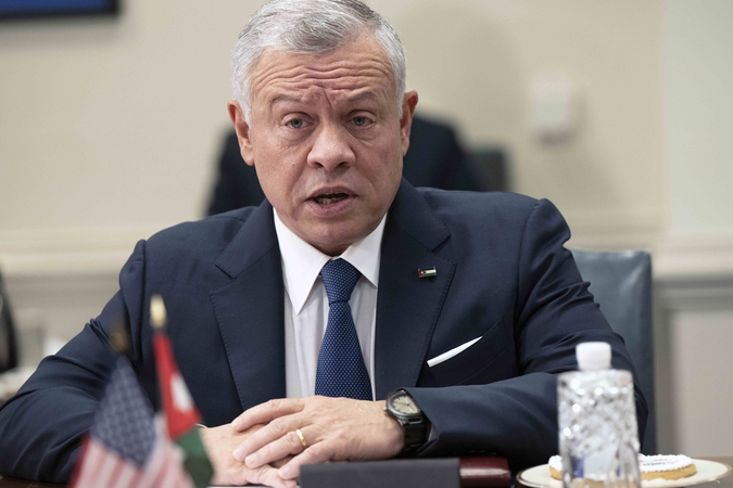 Jordanijos karalius Abdullah II 