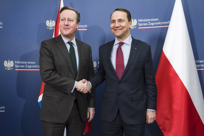 Davidas Cameronas ir Radoslawas Sikorskis