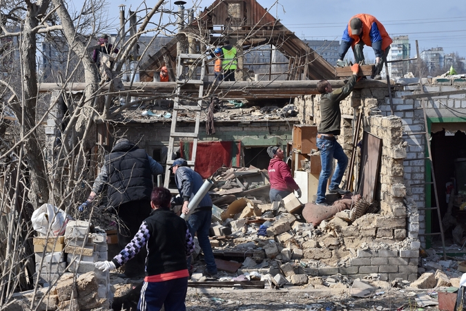 Pareigūnas: didžiausią žalą Sumų sričiai daro valdomosios aviacinės bombos