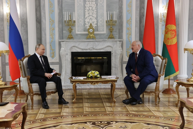 Vladimiras Putinas ir Aliaksandras Lukašanka