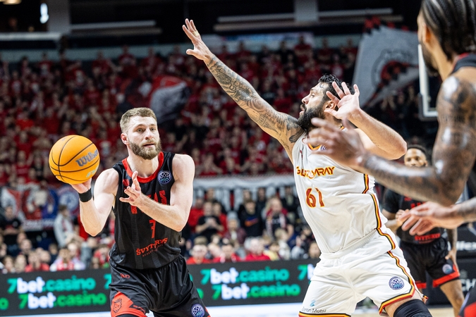 LKL čempionai užtikrintai įveikė „Galatasaray“ krepšininkus